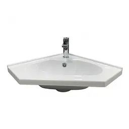 Умивальник накладний Adamant Dorado New White штучний камінь 415x415x145 мм 41,5 см - мініатюра 3