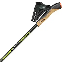 Трекінгові палиці для скандинавської ходьби Gabel FX-75 Snake Carbon Dual Spike, 125 см 125 Чорний-Жовтий - мініатюра 3