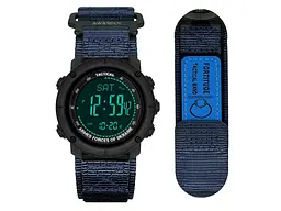 Чоловічий наручний годинник 036 Nylon Black-Blue Awarder acs0031932 - мініатюра 2