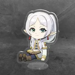 Акрилова колекційна фігурка Чібі Chibi Аніме Фрірен, яка проводжає в останній шлях 10 см - мініатюра 2