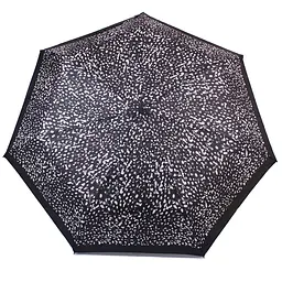 Жіноча складана парасолька повний автомат Happy Rain 95 см чорна