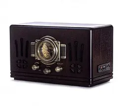 Ретро радіо програвач Daklin Де Голль AM/FM,MP3/ USB/ SD дерево Горіх (RP-057) - мініатюра 4