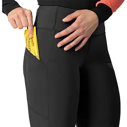 Штани жіночі Dynafit Winter Running Tights Women S Чорний - мініатюра 3