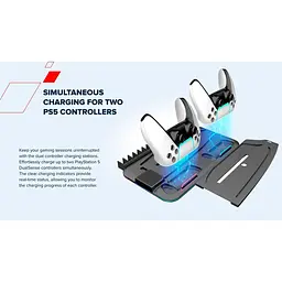 Підставка CANYON cooling stand CS-51 RGB для PS5 Slim/DE Charge Black - мініатюра 10