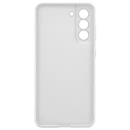 Оригінальний силіконовий чохол Silicone Cover для Samsung Galaxy S21 FE (G990) White EF-PG990TWEGRU - мініатюра 5
