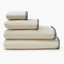 Рушник MBM HOME Слід вітру 50x90 см лінія айворі (BT-16 M IVORY/LINE) - мініатюра 8