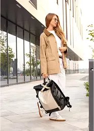 Жіночий рюкзак Sambag RollTop Hacking чорно-сірий 41 x 30 x 16 см (24460130) - мініатюра 5