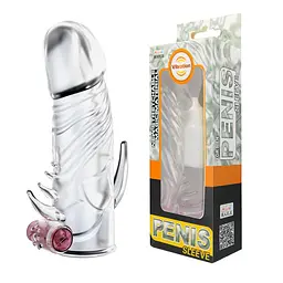 Насадка на пеніс із вібрацією Baile Penis Sleeve Vibrating Baile BI-010045Z-2 99118