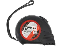 Рулетка Yato з нейлоновим покриттям і магнітним наконечником 8 м х 25 мм (YT-7112) - мініатюра 2