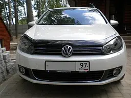 Дефлектор капоту мухобійка для Volkswagen GOLF VI 2009-2012