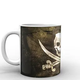 Кухоль GeekLand Pirates of the Caribbean Пірати Карибського моря прапор PC.02.011 330 мл білий - мініатюра 2