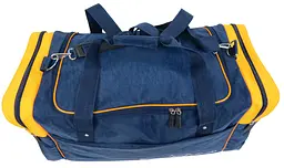 Сумка дорожня середнього розміру Wallaby 437-10 62L Синя жовта - мініатюра 6
