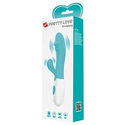 Вібратор з кліторальною стимуляцією Pretty Love Snappy light blue PRETTY LOVE BI-014173-A1 101958 - мініатюра 4