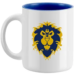 Чашка World of Warcraft Alliance (Варкрафт) 325 мл Білий - мініатюра 3