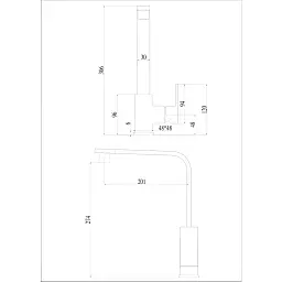 Змішувач Interline Urban sateen - мініатюра 2