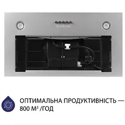 Витяжка вбудована Minola HBI 5327 GR 800 LED - мініатюра 2