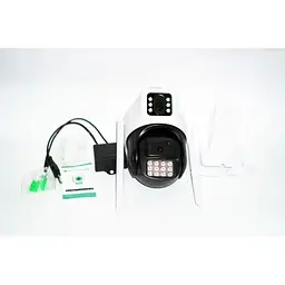 Камера Jeep 360 (P12-P6MP)-mp Wi-Fi ptz подвійний уклін 3mp+3mp= 6mp камера +12v2a power icsee - мініатюра 4