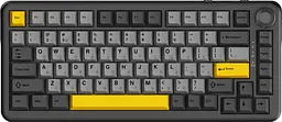 Клавіатура Ajazz AK820 MAX Magnetic switches Black Gray Yellow RGB (AK820MAX-WM-BGY)