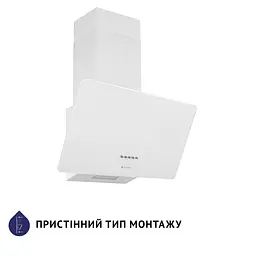 Витяжка Minola HDN 6224 WH 700 LED (похила) - мініатюра 2