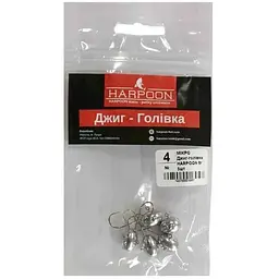 Мікроджиг-голівка HARPOON 6г №4 (5шт/уп)
