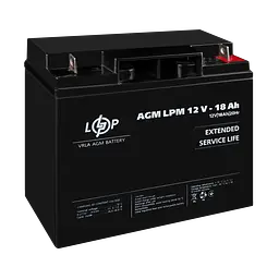 Акумулятор AGM LPM 12V - 18 Ah - мініатюра 3