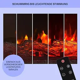 Електричний камін Klarstein Etna Pozzolana 1800 Вт (100350410) - мініатюра 4