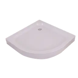 Душовий піддон із сифоном Mixxus Plain ST01-90x90x13 діаметр зливу 52 мм MI6916 Білий - мініатюра 5