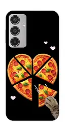 Чохол Demsky Pizza Love Cat для Samsung Galaxy M35 5G