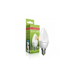 Лампочка EUROELECTRIC LED CL 6W E14 4000K 220V (LED-CL-06144(EE)) - мініатюра 2