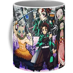Кухоль GeekLand Demon Slayer Kimetsu no Yaiba Клинок, що розсікає демонів KY.02.09 330 мл білий - мініатюра 2