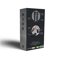 Мастурбатор-вібромасажер Manwan MAN.WAND EVO Black Plum, чудово для пар, вібромінет - мініатюра 7