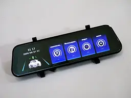 Дзеркало з відеореєстратором L1027 10'' (2 камери) touch AHD - мініатюра 3