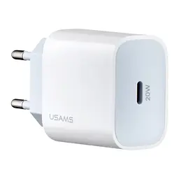МЗП USAMS CC118 T34 PD Fast Travel Type-C Charger 20W ( EU ) White