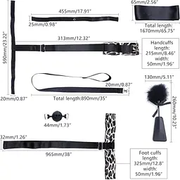 БДСМ-набір LOCKINK YEAHWOW Armbinder Restraint Set Black SX2843 104346 - мініатюра 3