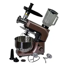 Кухонна машина Grunhelm GKM0021G 6 швидкостей 5 л рожева (118766) - мініатюра 2
