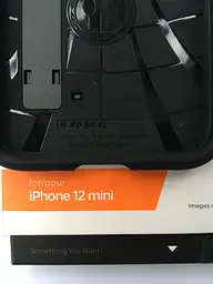 Чохол протиударний із підставкою Spigen Slim Armor ACS01545 для iPhone 12 Mini (5.4") Black - мініатюра 6