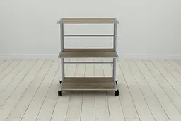 Етажерка на коліщатках Ferrum-decor Каміло 75x40x60 метал Сірий ДСП Дуб Сонома Трюфель 16мм (FRD-102551) - мініатюра 4