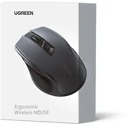 Мишка комп'ютерна UGREEN MU006 бездротова чорна (90855) - мініатюра 9