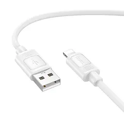 Дата кабель Hoco X122 Benefit USB to Lightning 2.4A 1 м White
