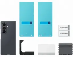 Чохол Samsung Fold 8 Ultra Silicone Magnet Case EF-EF976CBEGUA Black (7292272) - мініатюра 3