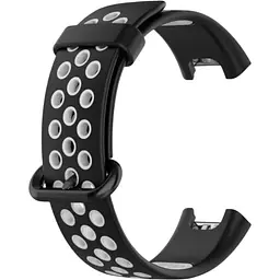 Ремінець DK CDK Silicone Sport Band Nike для Xiaomi Redmi Watch (012954) (black / grey)