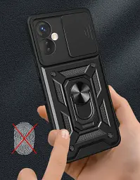 Панель BeCover Military для Tecno Spark 9 Pro (KH7n) Black (710006) - мініатюра 5