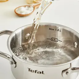 Каструля Tefal Minis, з кришкою,1л, нержавіюча сталь, скло (H8743155) - мініатюра 3