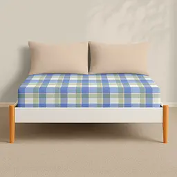 Простирадло на резинці в дитяче ліжечко 60х120 фланель OCEAN TARTAN COSAS (4822052499221) - мініатюра 4