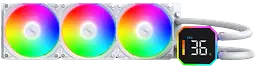 Водяне охолодження Montech HyperFlow Digital 360 ARGB White - мініатюра 2