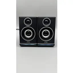 Колонки для комп’ютера JEDEL S-578, 2.0, 6 Вт, USB живлення, mini jack 3.5 мм, RGB підсвічування, чорні