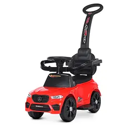 Машина 2 в 1 каталка-толокар з пультом та музикою червона (M 4855LR-3)