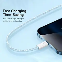 Кабель Baseus Dynamic Series USB to Lightning 2m Blue (CALD000503) [168594] - мініатюра 8