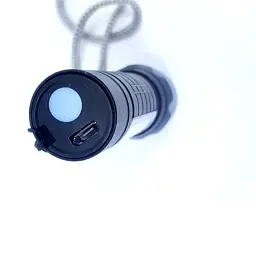 Компактний потужний акумуляторний Чорний LED ліхтарик USB COP BL-511 158000 W (IS33) - мініатюра 6