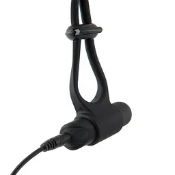 Ерекційне кільце Dream Toys Zacisk Adjustable Cockring, 14 см (чорний) - мініатюра 2
